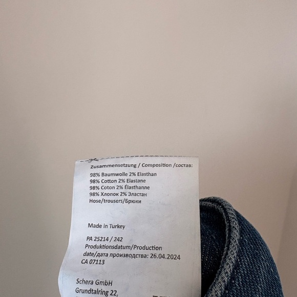 RAFFAELLO ROSSI Dark Blue Flare Jeans - Picture 5 of 5